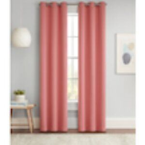 Black out Curtains - Coral Color